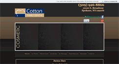 Desktop Screenshot of cottonfamilydental.com